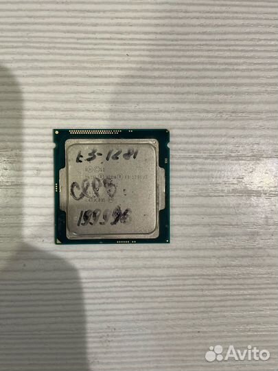 Процессор Xeon e3 1281 v3