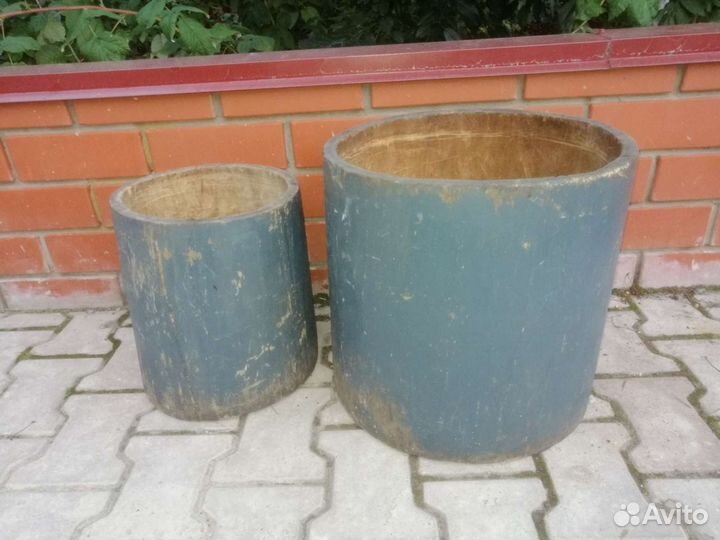 Деревянная бочка старинная. Кадка. Лот 3