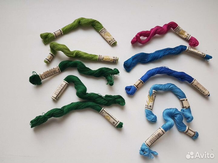 Нитки мулине для вышивания, пакетом