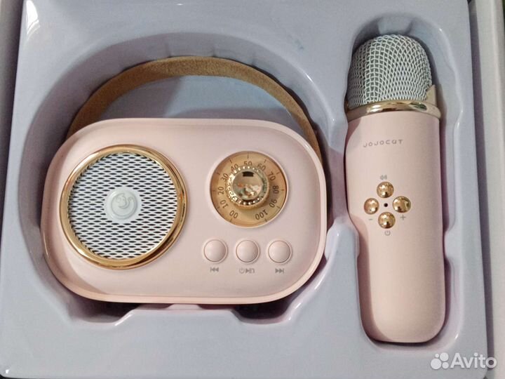 Музыкальный караоке, блютуз колонка