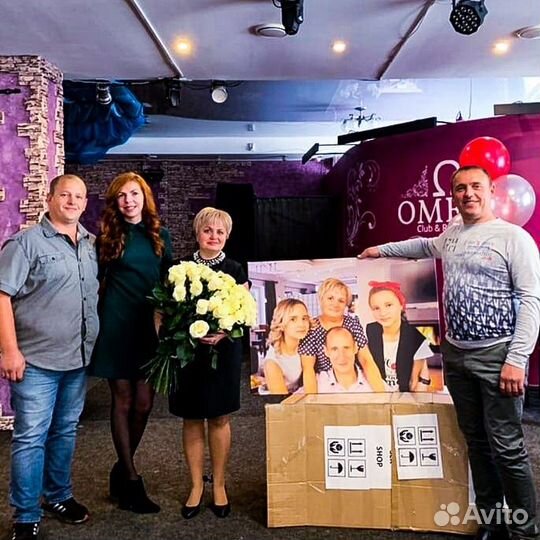 Портрет по фото на холсте