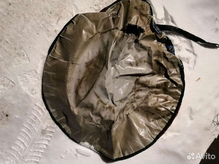 Тюбинг ватрушка 110 см б/у, под востоновление