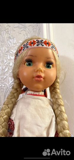 Кукла СССР ленигрушка Славянка ранняя