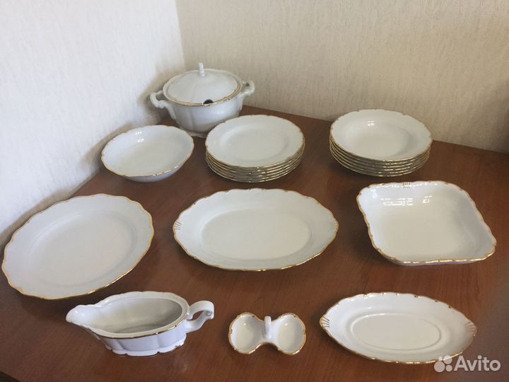 Столовый сервиз, фарфор, Чехия (на 6 персон)