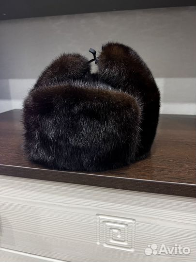 Норковая шапка мужская