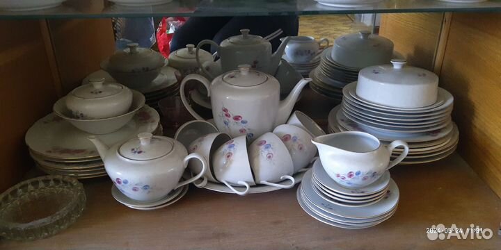 Сервиз кофейный чайный ГДР,сервиз Япония