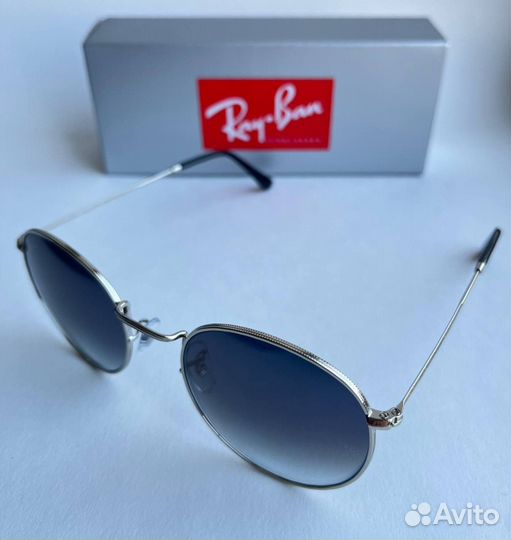 Очки Ray Ban Round Metal 3447 серые