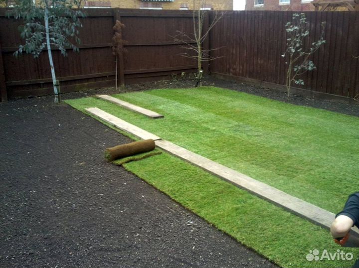 Укладка рулонного газона под ключ, производитель