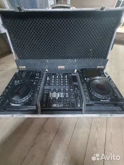 Pioneer cdj 2000 и djm 800 и кейс комплект