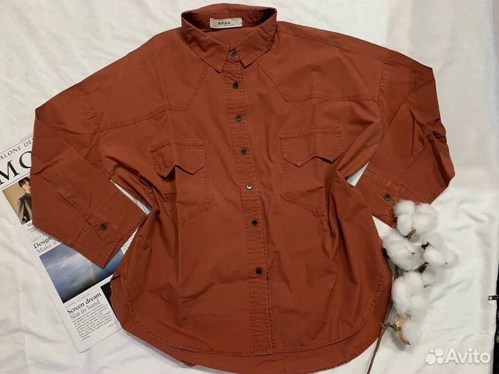 Рубашка женская оверсайз Amaia 44 46