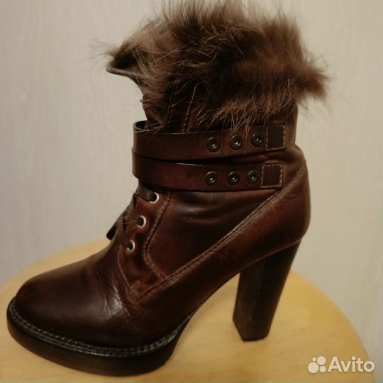 Ботинки женские зимние 38 размера кожаные