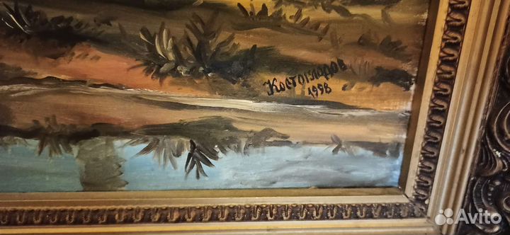 Картина маслом на холсте пейзаж