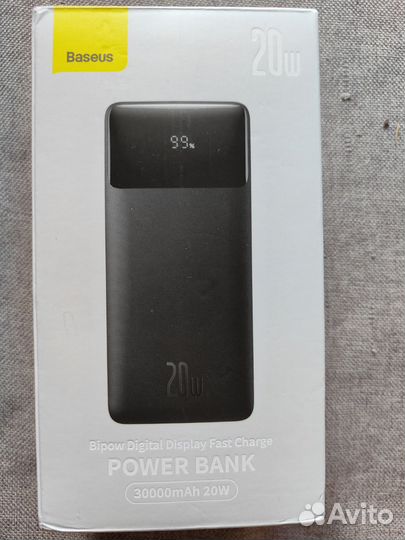 Повербанк Baseus 30000 mAh 20W