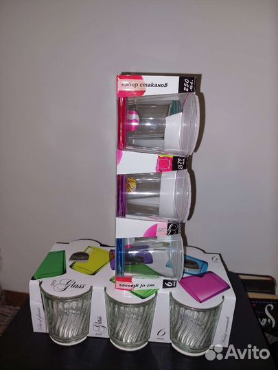 Стаканы набор новый