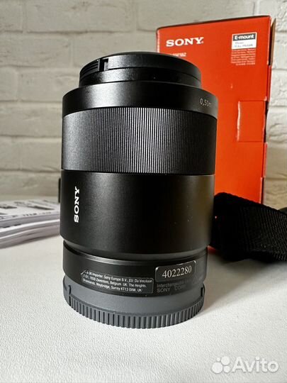 Объектив Sony FE Sonnar T* 55mm f/1.8 ZA