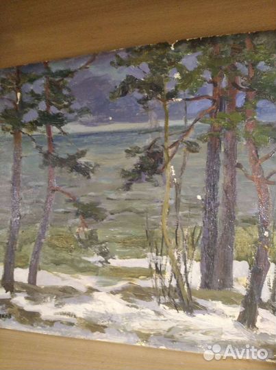 Картина картон масло Г.Ермаков 