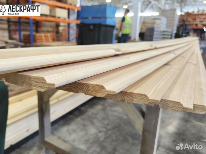 Имитация бруса 20*185*6000 сорт C сосна