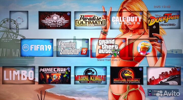 Sony PS3 Slim с Играми (Прошитая)