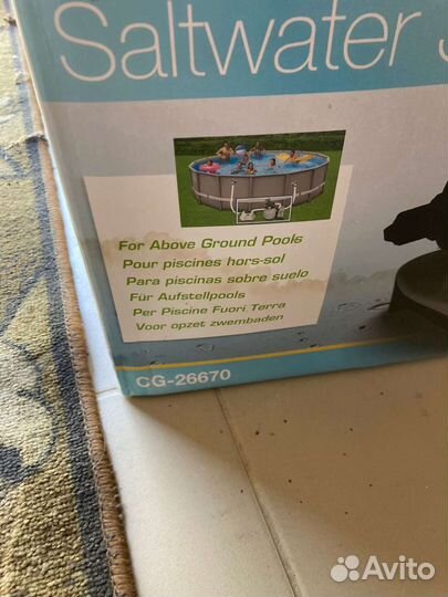 Каркасный бассейн intex бу