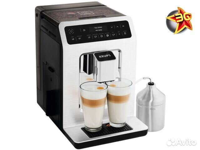 Кофемашина Krups Quattro Force Evidence EA891C10 Silver