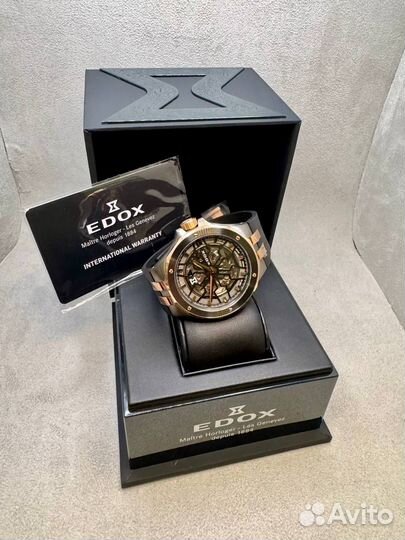 Edox Delfin Mecano мужские часы оригинал