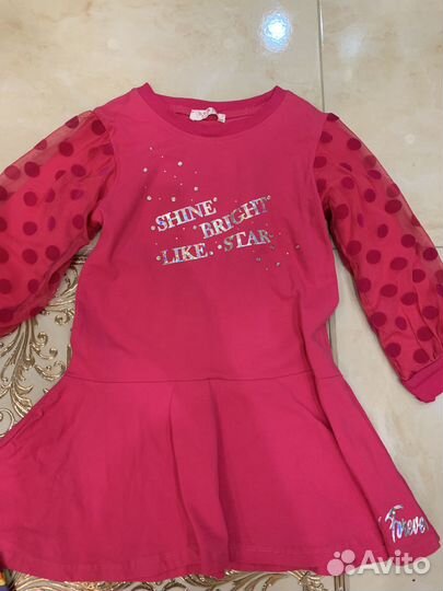 Пакет новых вещей на девочку 122 128