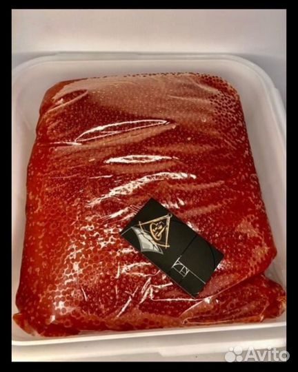 Икра красная лососевых рыб(восстановленая)