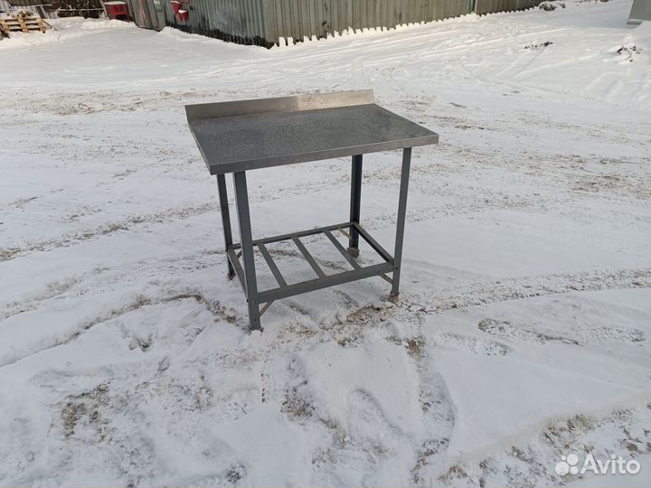 Стол из нержавейки 90 на 60 сборный