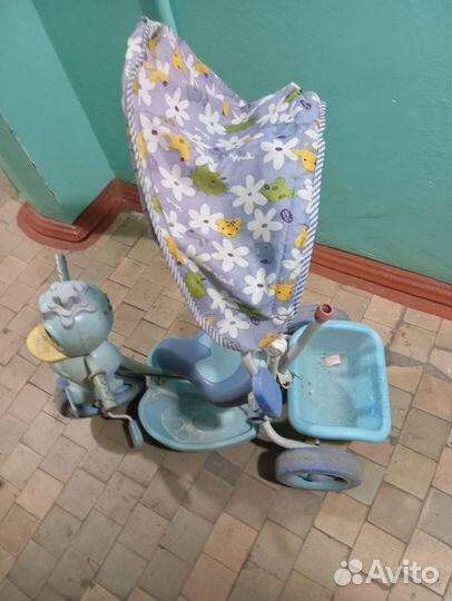 Детский велосипед с ручкой бу