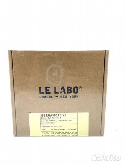 Духи LE labo Bergamote 22