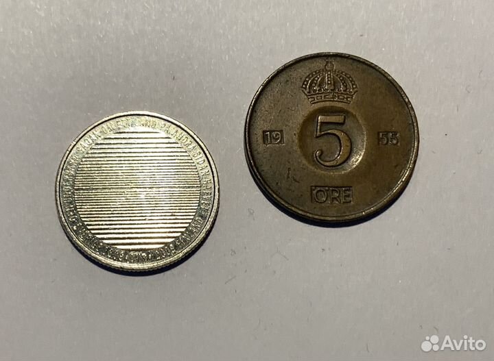 Монеты Швеция