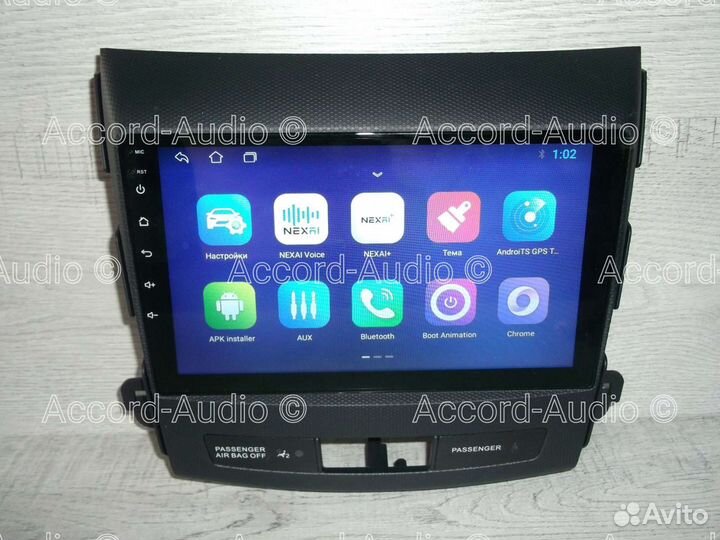 Магнитола 2DIN Peugeot 4007 Android GPS WiFi