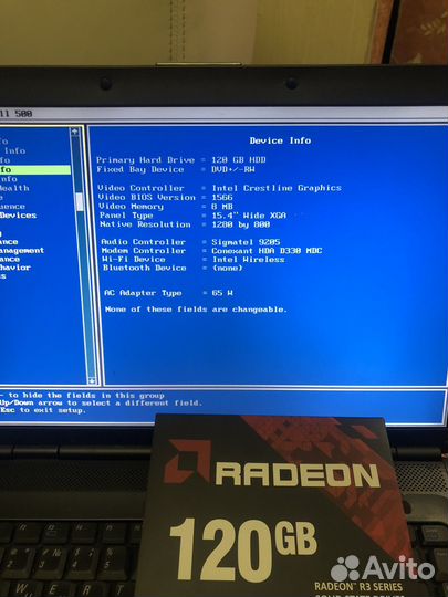 Dell pp29l 500 с SSD 120gb