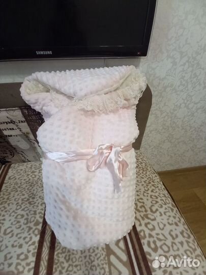 Одеяло на выписку из роддома для принцессы