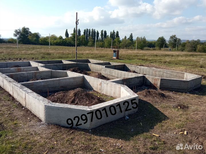 Фундамент со своими опалубками