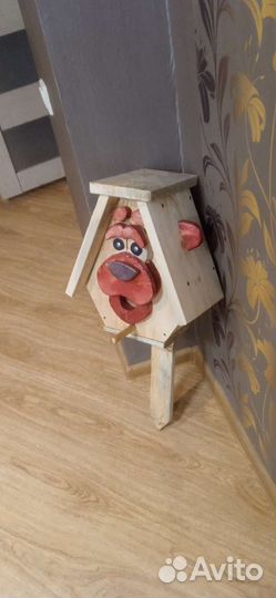 Скворечник в виде медведя