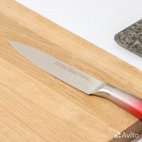 Нож кухонный Доляна «Спектр», лезвие 12 см, цельно