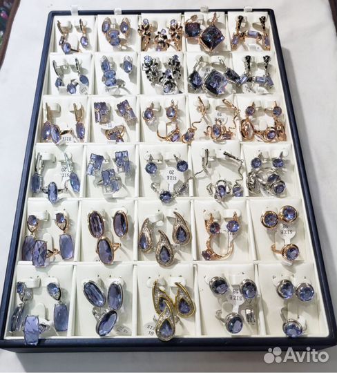 Набор из александрита 17-20р