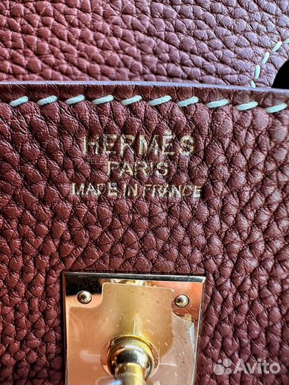 Сумка Hermes Birkin 25 Togo Sienne прожилки