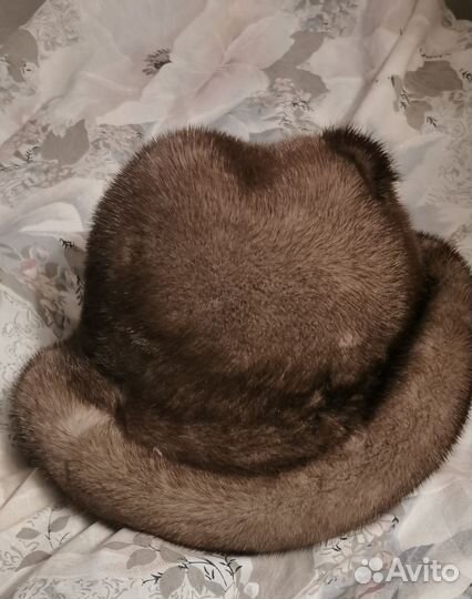 Норковая шляпа женская