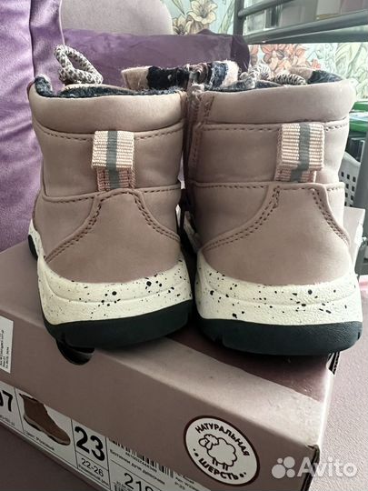 Ботинки демисезонные для девочки 23 размер
