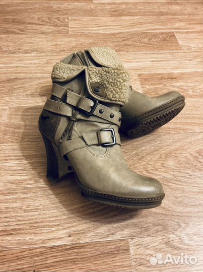 Ботильоны, полусапожки, еврозима, Mustang, 39 герм