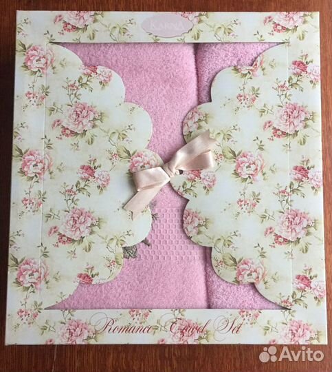 Комплект полотенец karna в подарочной упаковке