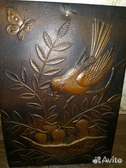 Картина медная чеканка