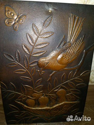 Картина медная чеканка