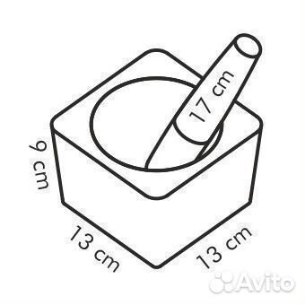 Ступка гранитная для измельчения Tescoma President