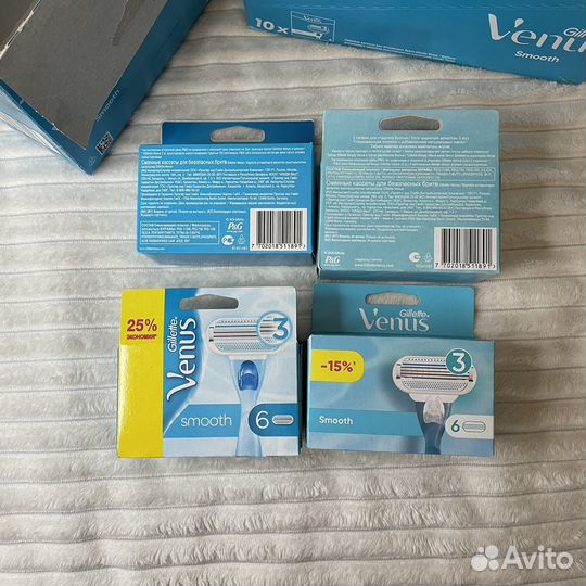 Gillette Venus - 6 шт кассеты для бритья Женские