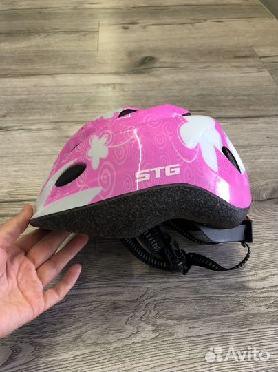 Велошлем STG HB6-5-D для велосипедa, розовый