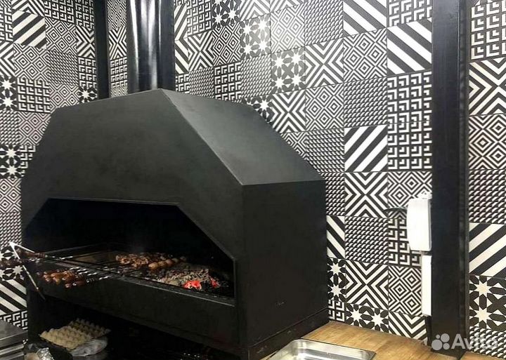 Мангал для общепита кафе паба