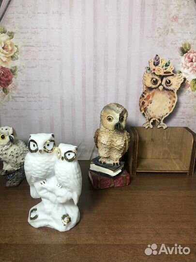 Сова фигурка 5 шт